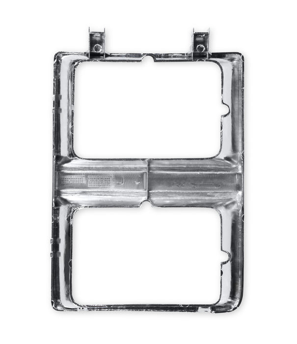 Holley 04-330 Holley Classic Truck Headlight Bezel; Dual Rectangle; Chrome; Right Side; - Truck Part Superstore