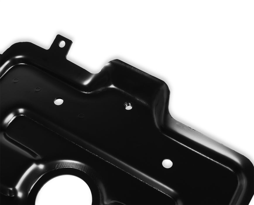 Holley 04-331 Battery Tray; Black; w/Support; Incl. Mounting Points; - Truck Part Superstore