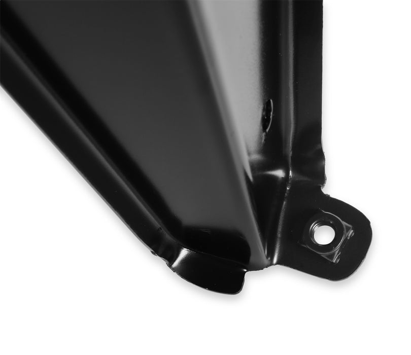 Holley 04-331 Battery Tray; Black; w/Support; Incl. Mounting Points; - Truck Part Superstore