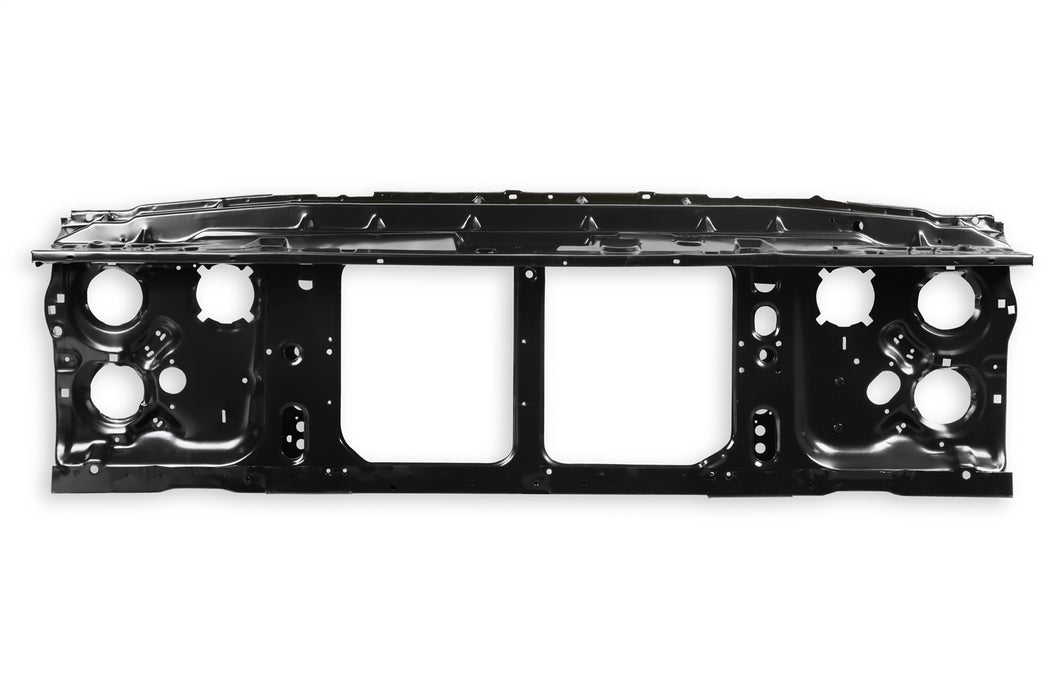 Holley 04-335 Radiator Support; Black; EDP Coated; For Dual Headlight; - Truck Part Superstore