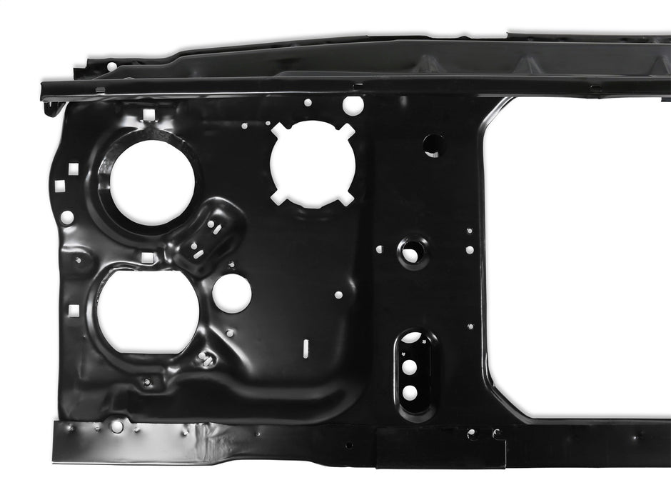 Holley 04-336 Radiator Support; Black; EDP Coated; For Single Headlight; - Truck Part Superstore