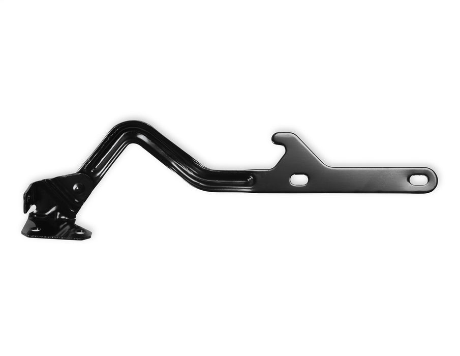 Holley 04-340 Hood Hinge; Black; EDP Coated; Left Side; - Truck Part Superstore