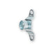 Holley 04-346 Tailgate Hinge Trunnion; Silver; Left Side; - Truck Part Superstore