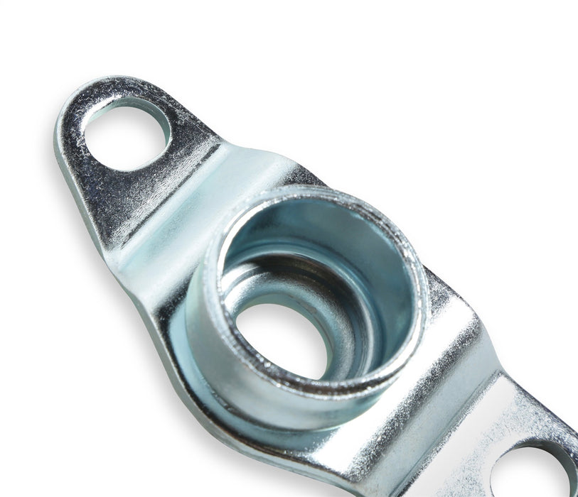 Holley 04-346 Tailgate Hinge Trunnion; Silver; Left Side; - Truck Part Superstore