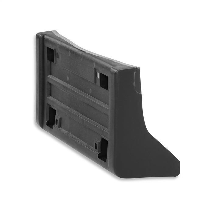 Holley 04-359 License Plate Bracket; Front; Black; w/o Strip; - Truck Part Superstore
