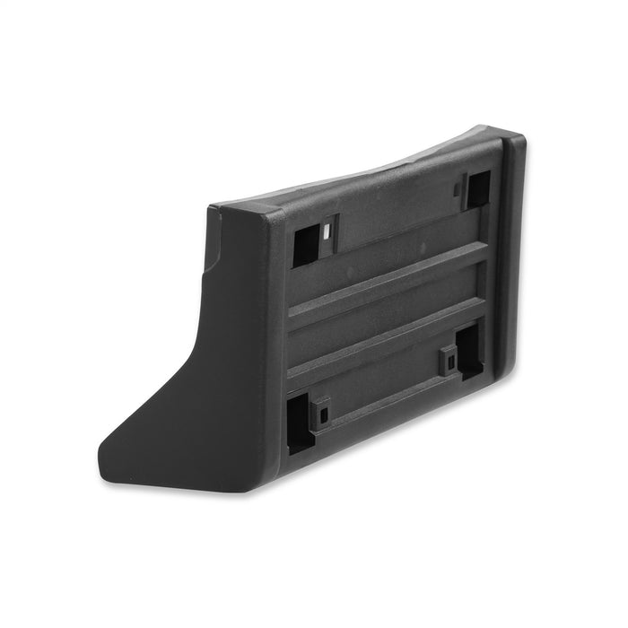 Holley 04-359 License Plate Bracket; Front; Black; w/o Strip; - Truck Part Superstore