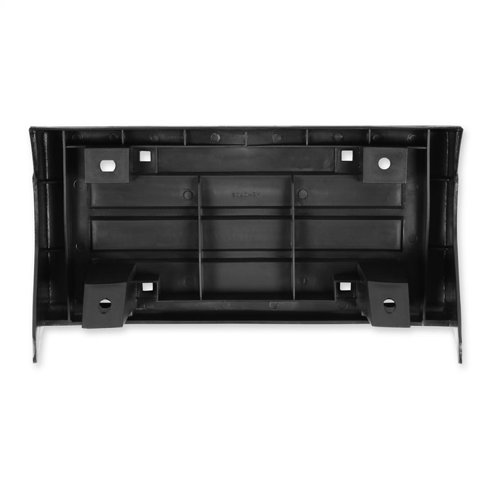 Holley 04-359 License Plate Bracket; Front; Black; w/o Strip; - Truck Part Superstore