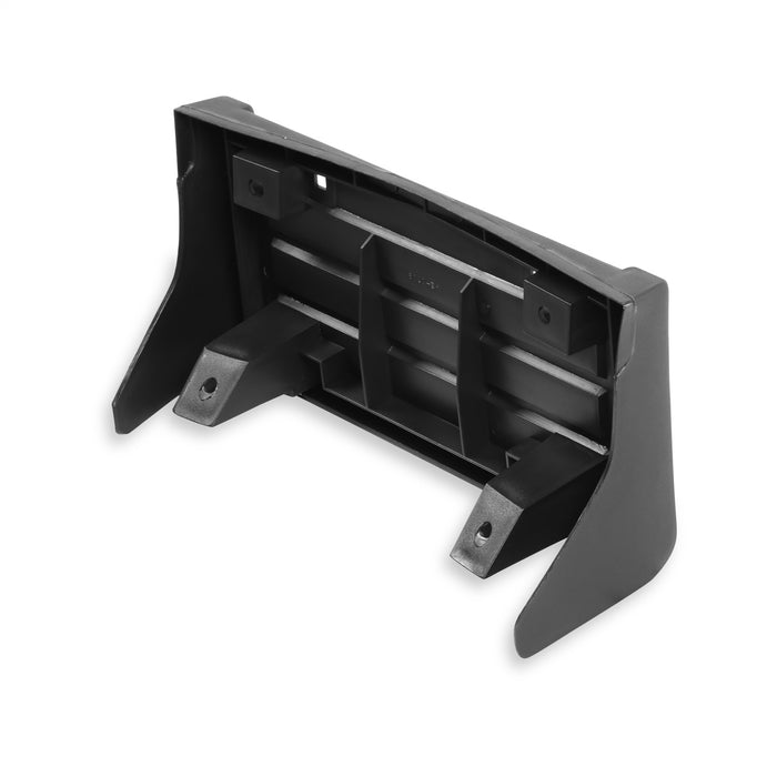 Holley 04-359 License Plate Bracket; Front; Black; w/o Strip; - Truck Part Superstore