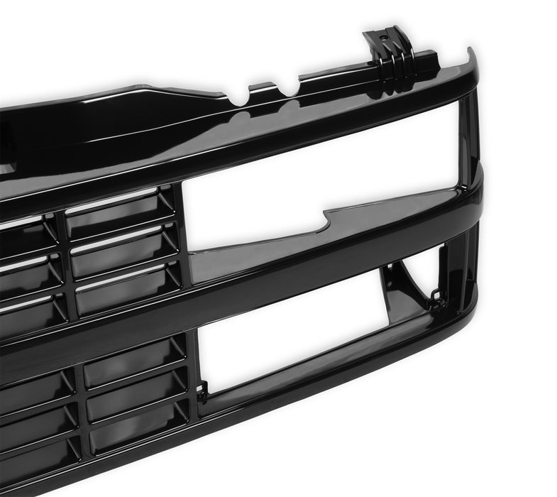 Holley 04-365 Holley Classic Truck Grille; Black; Dual Headlight; Incl. All Factory Mounting; - Truck Part Superstore