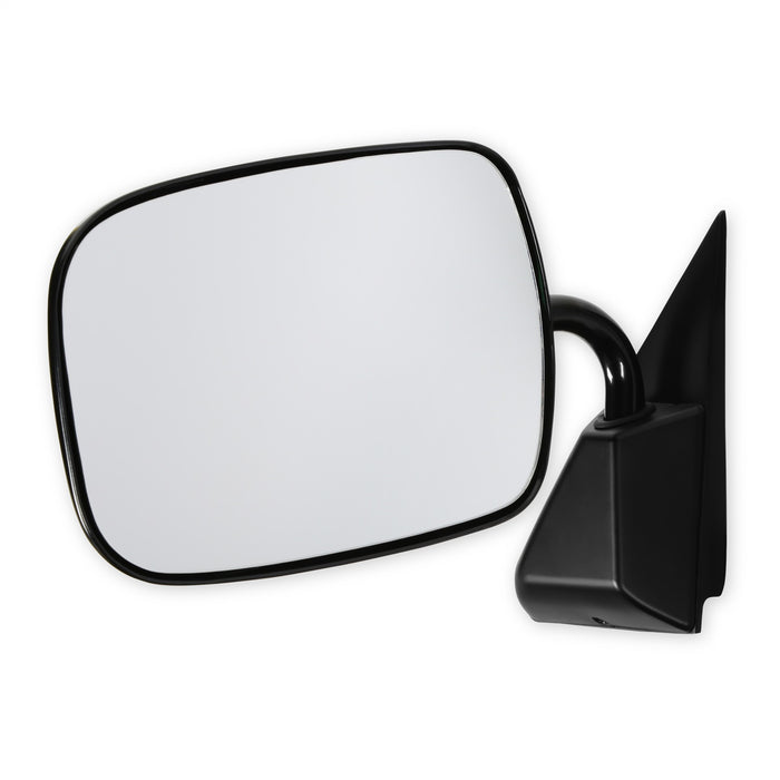 Holley 04-381 Holley Classic Truck Mirror; Below Eyeline; Black; Driver; - Truck Part Superstore