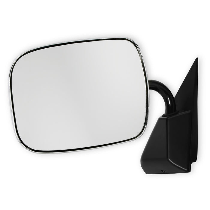 Holley 04-383 Holley Classic Truck Mirror; Below Eyeline; Chrome; Driver; - Truck Part Superstore