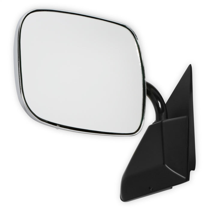 Holley 04-383 Holley Classic Truck Mirror; Below Eyeline; Chrome; Driver; - Truck Part Superstore