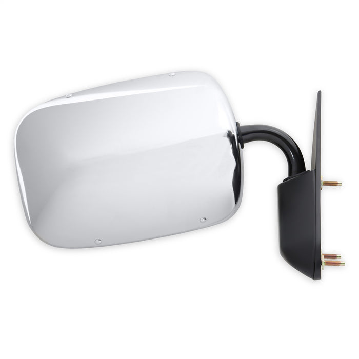 Holley 04-384 Holley Classic Truck Mirror; Below Eyeline; Chrome; Passenger; - Truck Part Superstore