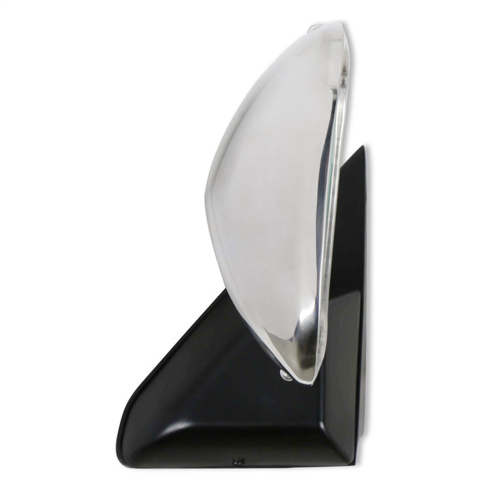 Holley 04-385 Holley Classic Truck Mirror; Below Eyeline; Stainless; Driver; - Truck Part Superstore