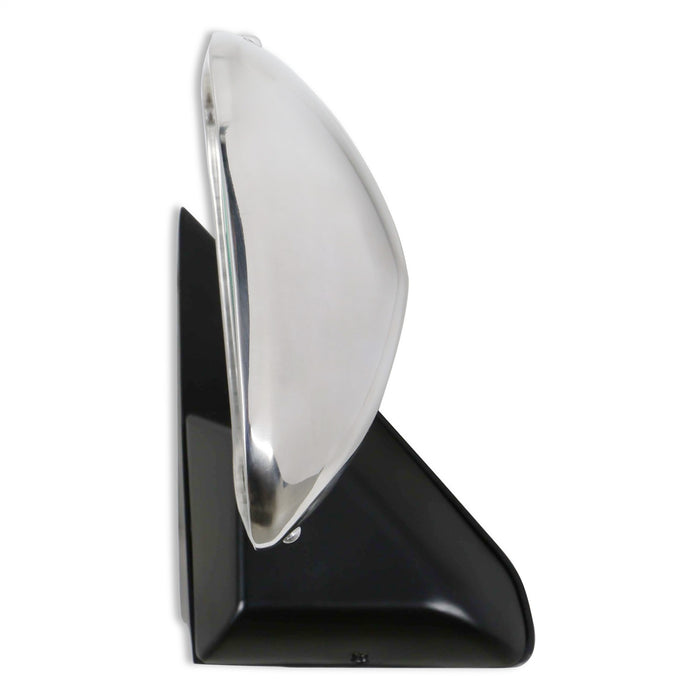 Holley 04-386 Holley Classic Truck Mirror; Below Eyeline; Stainless; Passenger; - Truck Part Superstore