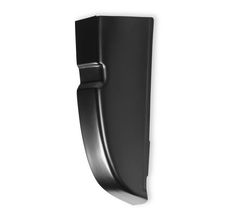 Holley 04-387 Truck Cab Corner; Black; EDP Coated; Left Side; - Truck Part Superstore