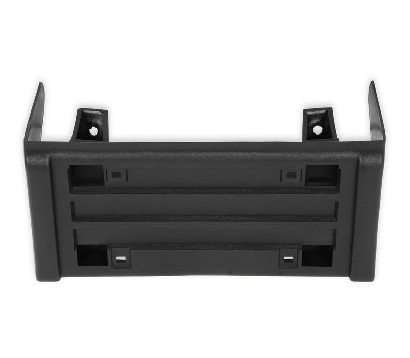 Holley 04-393 License Plate Bracket; Front; Black; w/Strip; - Truck Part Superstore