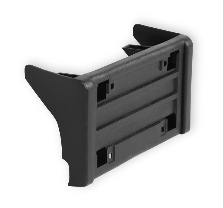 Holley 04-393 License Plate Bracket; Front; Black; w/Strip; - Truck Part Superstore
