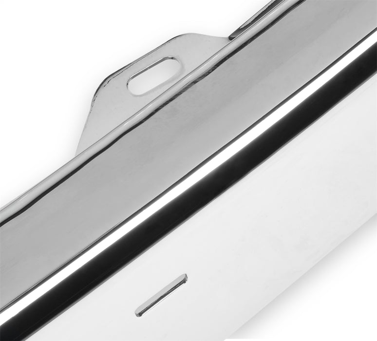 Holley 04-401 Bumper Guard; Front; Chrome; w/Pad/License Plate; - Truck Part Superstore