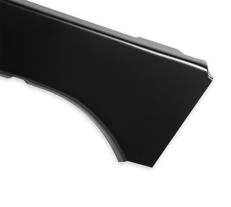 Holley 04-424 Inner Rocker Panel; Black; EDP Coated; Right Side; - Truck Part Superstore