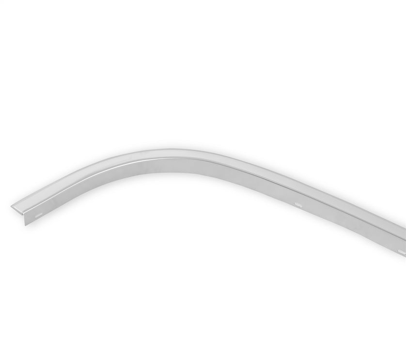 Holley 04-435 Wheel Opening Molding; Rear; Chrome Plated Aluminum; Right; - Truck Part Superstore