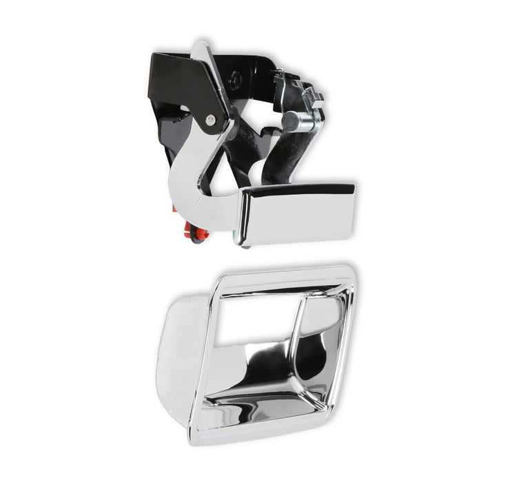 Holley 04-439 Tailgate Handle Set; Black; w/Bezel; - Truck Part Superstore