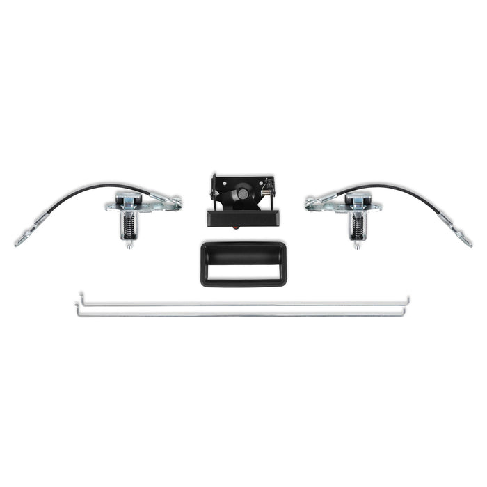 Holley 04-447 Tailgate Component Set; Incl. Handle/Bezel/Latch Rods/Latch/Cable Assemblies; - Truck Part Superstore