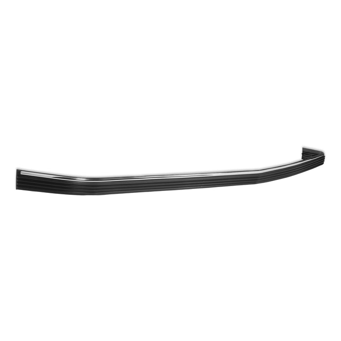 Holley 04-454 Bumper Impact Strip; Front; Black/Chrome; - Truck Part Superstore