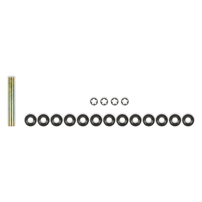 Holley 04-454 Bumper Impact Strip; Front; Black/Chrome; - Truck Part Superstore