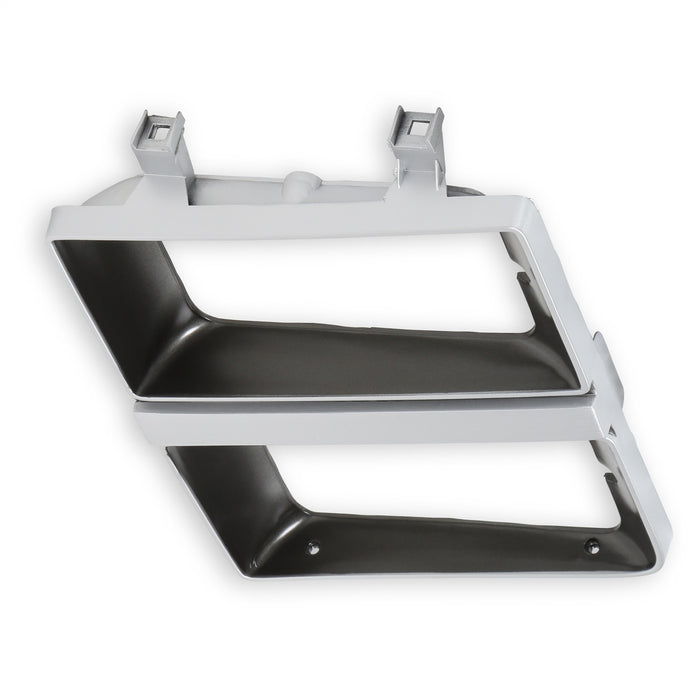 Holley 04-472 Holley Classic Truck Headlight Bezel; Dual Rectangle; Dark Argent; Left Side; - Truck Part Superstore