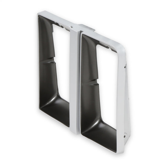 Holley 04-472 Holley Classic Truck Headlight Bezel; Dual Rectangle; Dark Argent; Left Side; - Truck Part Superstore