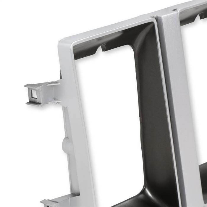 Holley 04-472 Holley Classic Truck Headlight Bezel; Dual Rectangle; Dark Argent; Left Side; - Truck Part Superstore