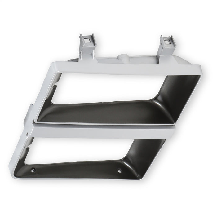 Holley 04-473 Holley Classic Truck Headlight Bezel; Dual Rectangle; Dark Argent; Right Side; - Truck Part Superstore
