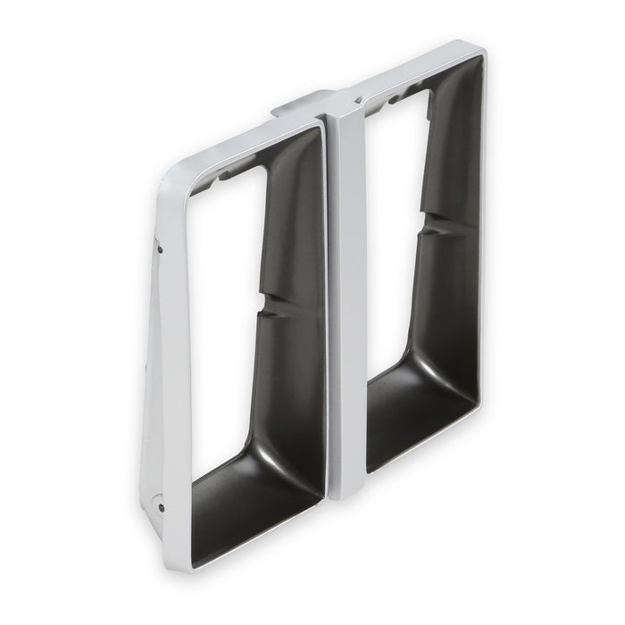 Holley 04-473 Holley Classic Truck Headlight Bezel; Dual Rectangle; Dark Argent; Right Side; - Truck Part Superstore