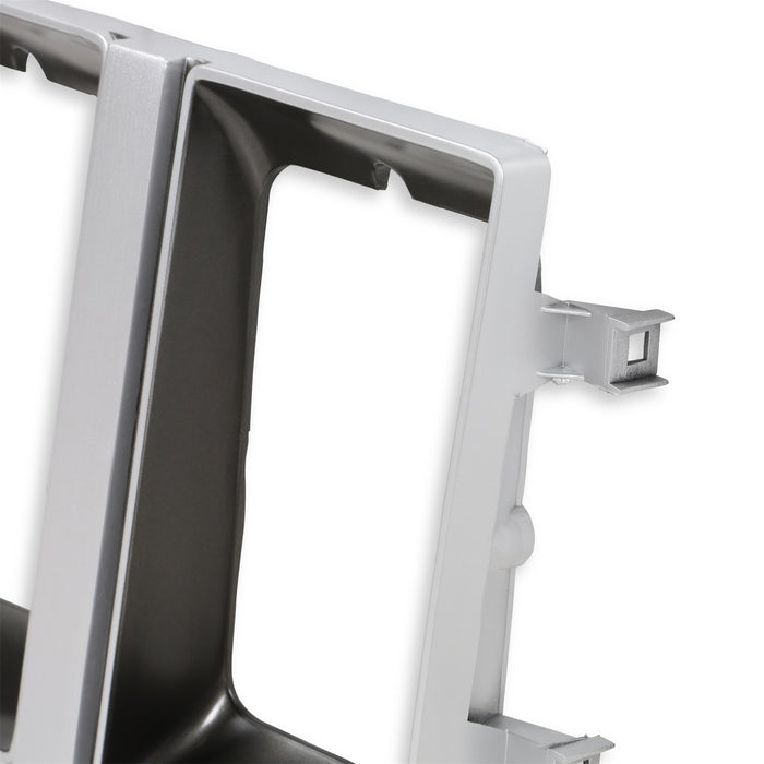 Holley 04-473 Holley Classic Truck Headlight Bezel; Dual Rectangle; Dark Argent; Right Side; - Truck Part Superstore