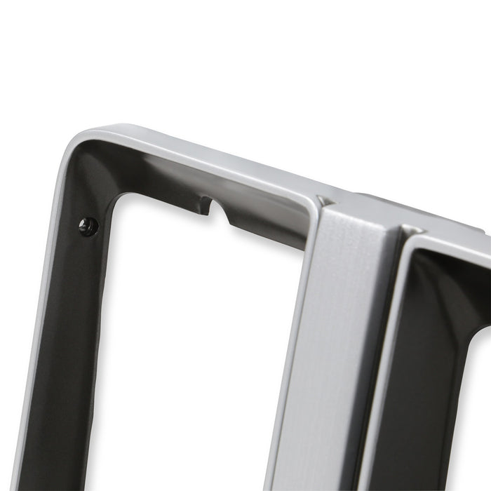 Holley 04-473 Holley Classic Truck Headlight Bezel; Dual Rectangle; Dark Argent; Right Side; - Truck Part Superstore