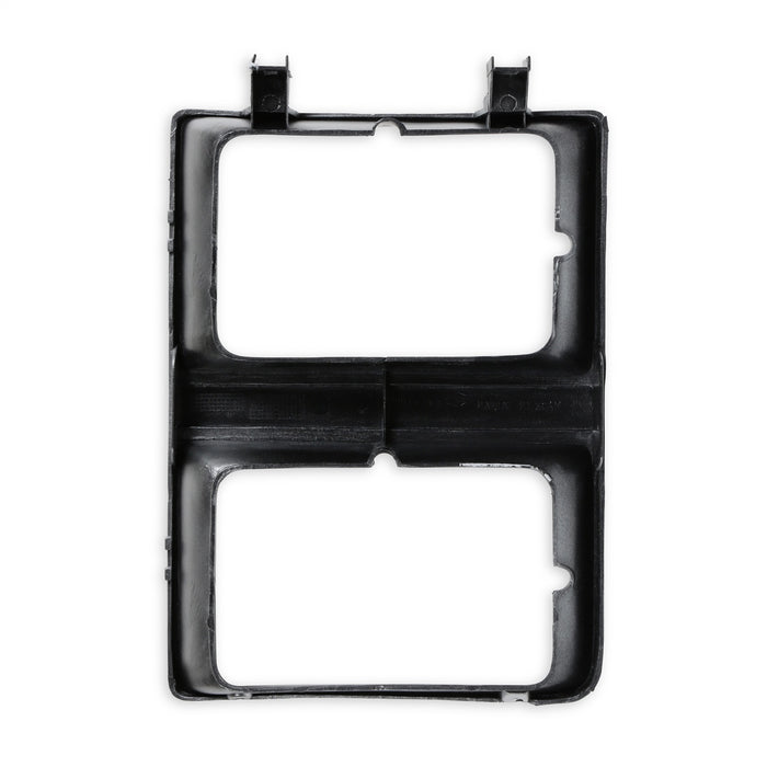 Holley 04-473 Holley Classic Truck Headlight Bezel; Dual Rectangle; Dark Argent; Right Side; - Truck Part Superstore