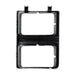 Holley 04-473 Holley Classic Truck Headlight Bezel; Dual Rectangle; Dark Argent; Right Side; - Truck Part Superstore