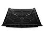 Holley 04-482 Stock Style Hood; OE Replacement; Black; EDP Coated; - Truck Part Superstore