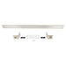 Holley 04-530 Holley Classic Truck Cab Molding; Rear; 3 Pcs.; Silver/Yellow; Brushed Aluminum; - Truck Part Superstore
