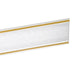 Holley 04-530 Holley Classic Truck Cab Molding; Rear; 3 Pcs.; Silver/Yellow; Brushed Aluminum; - Truck Part Superstore