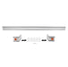 Holley 04-531 Holley Classic Truck Cab Molding; Rear; 3 Pcs.; Silver/Black; Brushed Aluminum; - Truck Part Superstore