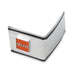 Holley 04-531 Holley Classic Truck Cab Molding; Rear; 3 Pcs.; Silver/Black; Brushed Aluminum; - Truck Part Superstore