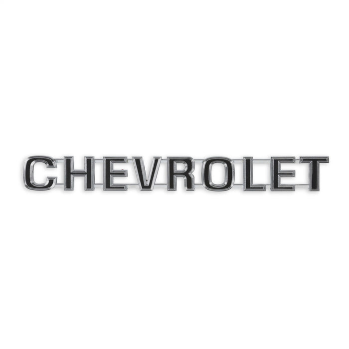 Holley 04-536 Tailgate Emblem; Chrome; CHEVROLET Letters; Incl. Mounting Hardware; - Truck Part Superstore