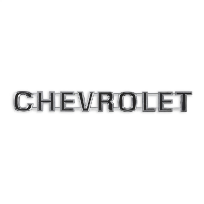 Holley 04-536 Tailgate Emblem; Chrome; CHEVROLET Letters; Incl. Mounting Hardware; - Truck Part Superstore