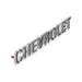 Holley 04-536 Tailgate Emblem; Chrome; CHEVROLET Letters; Incl. Mounting Hardware; - Truck Part Superstore