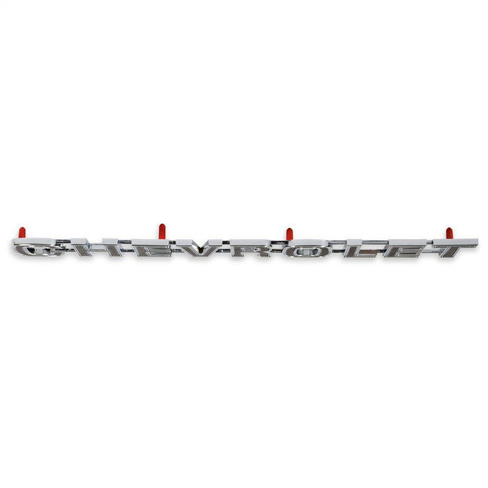 Holley 04-536 Tailgate Emblem; Chrome; CHEVROLET Letters; Incl. Mounting Hardware; - Truck Part Superstore