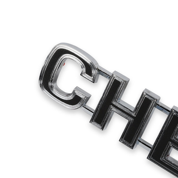 Holley 04-536 Tailgate Emblem; Chrome; CHEVROLET Letters; Incl. Mounting Hardware; - Truck Part Superstore