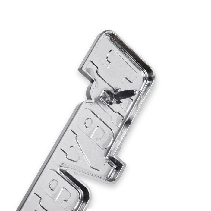 Holley 04-537 Fender Emblem; Silver/Gold; Incl. Mounting Hardware; Pair; CHEYENNE 10; - Truck Part Superstore