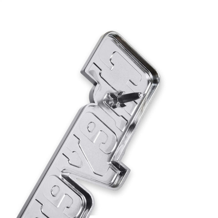 Holley 04-537 Fender Emblem; Silver/Gold; Incl. Mounting Hardware; Pair; CHEYENNE 10; - Truck Part Superstore